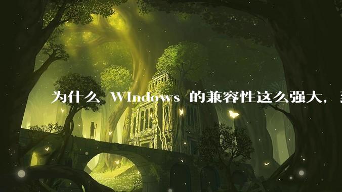 为什么 Windows 的兼容性这么强大，到底用了什么技术？